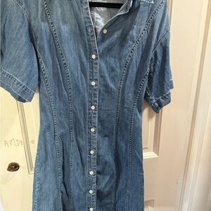 Frame Denim Light Blue Shirt Dress